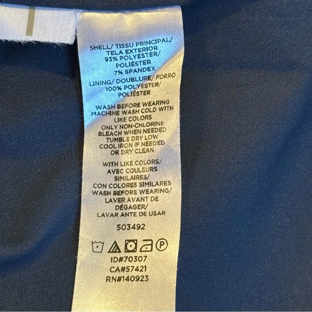 LOFT Blue Faux Suede Mini Skirt Size 6